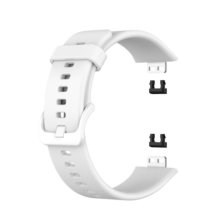 For Huwei Watch Fit Protective Silicone Case + Silicone Watchband Kit