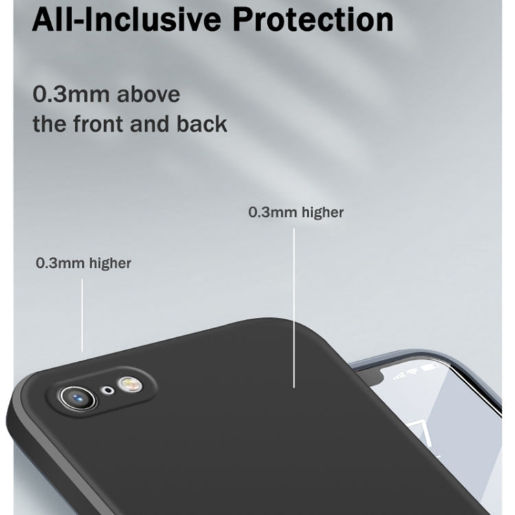 Solid Color Imitation Liquid Silicone Straight Edge Dropproof Full Coverage Protective Case, For iPhone 6s / 6, For iPhone 6s Plus / 6 Plus