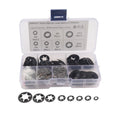 A5706 260 PCS Torx Bearing Clamp Retaining Ring Manganese Steel Quick Speed Locking Washer, A5706
