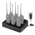 RETEVIS RTC29 Multi-function Interchangeable Slots Six-Way Walkie Talkie Charger for Retevis RT29, RTC29
