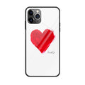 Colorful Painted Glass Case, For iPhone 11 Pro