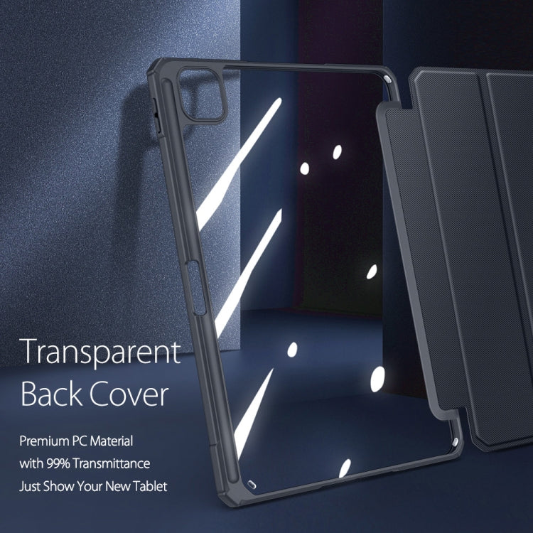 DUX DUCIS TOBY Series Shockproof PU Leather + PC + TPU Horizontal Flip Case with Holder & Pen Slot & Sleep / Wake-up Function, For iPad Pro 12.9 2022 / 2021 / 2020