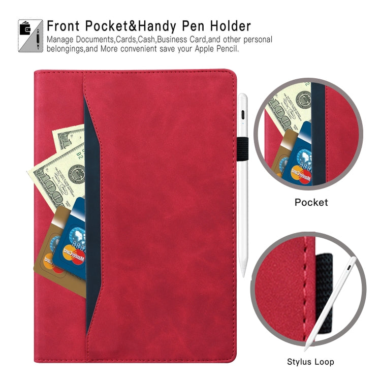 Business Shockproof Horizontal Flip Leather Case with Holder & Card Slots & Photo Frame & Pen Slot & Sleep / Wake-up Function, For iPad 9.7 2018 & 2017 / Pro 9.7 / Air 2, For iPad 10.2 2019 & 2020 / Pro 10.5 inch, For iPad Mini 5 / 4 / 3 / 2 / 1       ...