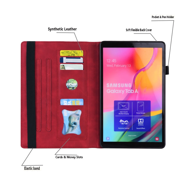 Business Shockproof Horizontal Flip Leather Case with Holder & Card Slots & Photo Frame & Pen Slot & Sleep / Wake-up Function, For Samsung Galaxy Tab S8+ / Tab S8 Plus /  Tab S7 FE / Tab S7+ SM-T970 / SM-T976B                                           ...