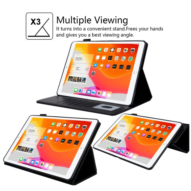 Business Style Horizontal Flip Leather Case with Holder & Card Slot & Photo Frame & Wallet & Hand Strap & Sleep / Wake-up Function, For iPad Pro 11 inch （2018）