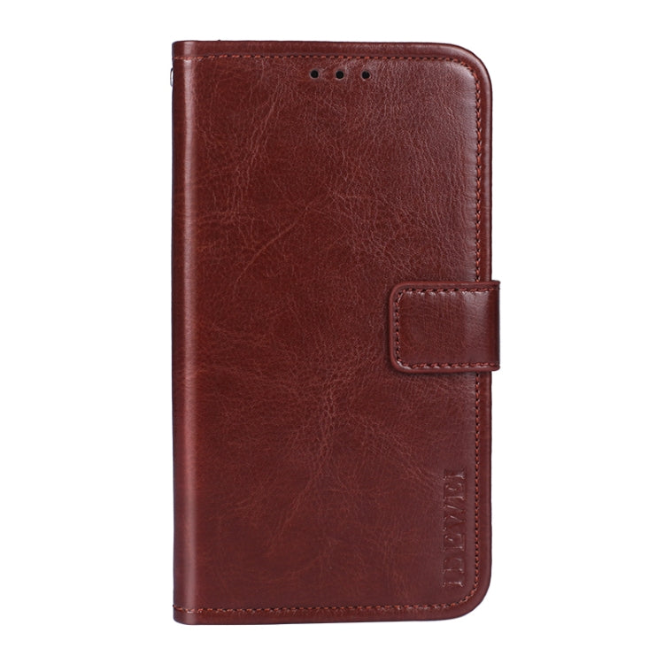 idewei Crazy Horse Texture Horizontal Flip Leather Case with Holder & Card Slots & Wallet, For Nokia C20 Plus, For OPPO Realme C11 (2021), For vivo V21e 4G
