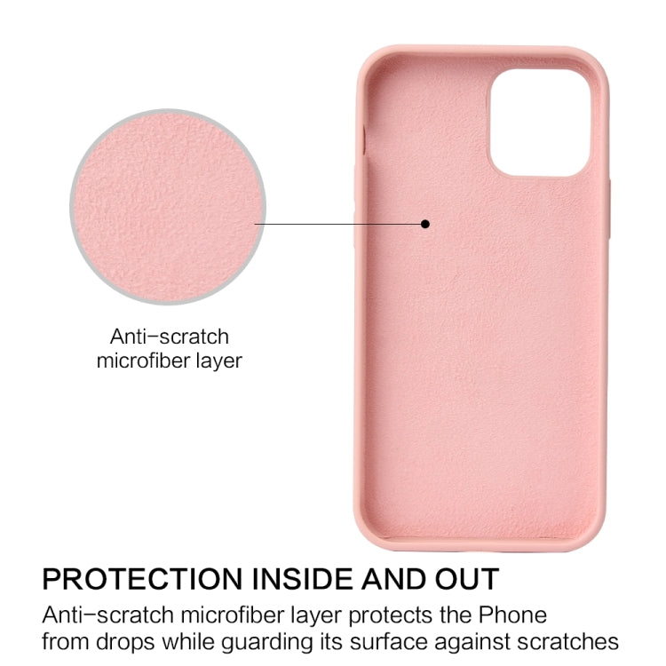 Solid Color Liquid Silicone Shockproof Protective Case, For iPhone 13