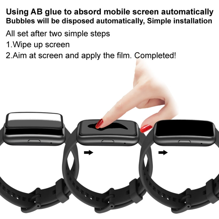 For Fitbit Luxe IMAK Plexiglass HD Watch Protective Film