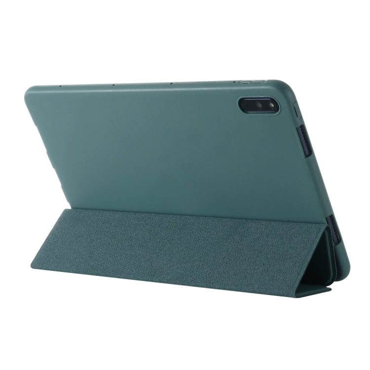 GEBEI Shockproof Horizontal Flip Leather Case with Three-folding Holder, For Huawei MatePad 11 (2021)