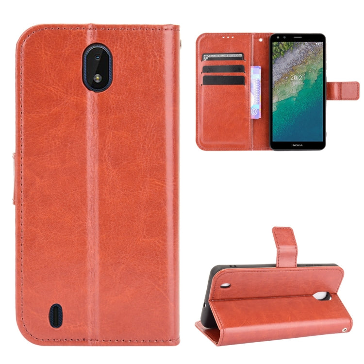 Crazy Horse Texture Horizontal Flip Leather Case with Holder & Card Slots & Lanyard, For Nokia C01 Plus, For Nokia C10 / C20, For Nokia XR20, For Samsung Galaxy Z Fold3 5G, For Xiaomi Poco F3 GT, For OnePlus Nord 2 5G