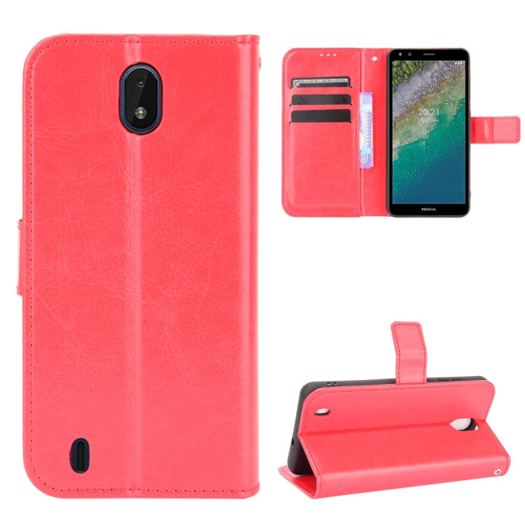 Crazy Horse Texture Horizontal Flip Leather Case with Holder & Card Slots & Lanyard, For Nokia C01 Plus, For Nokia C10 / C20, For Nokia XR20, For Samsung Galaxy Z Fold3 5G, For Xiaomi Poco F3 GT, For OnePlus Nord 2 5G