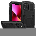 R-JUST Shockproof Waterproof Dust-proof Metal + Silicone Protective Case with Holder, For iPhone 13, For iPhone 13 Pro, For iPhone 13 Pro Max, For iPhone 13 mini