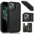 Butterflies Flowers Double Buckle PU + TPU Protective Case with Holder & Card Slots & Photo Frame, For iPhone 13 mini, For iPhone 13