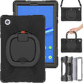 Silicone + PC Protective Case with Holder & Shoulder Strap, For Lenovo Tab M10 HD 2020 X306X/F, For Lenovo Tab M10 Plus, For Lenovo XiaoXin Pad 11 / Pad 11 Plus 2021 / Pad 2022, For Samsung Galaxy Tab Active Pro / 4 Pro / 5 Pro...