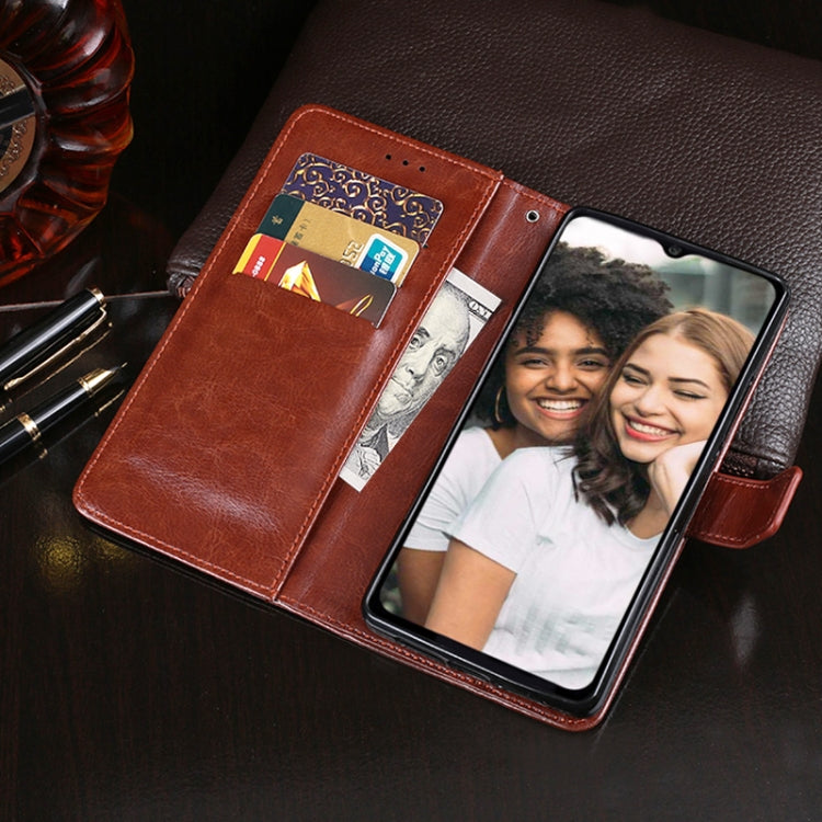 idewei Crazy Horse Texture Horizontal Flip Leather Case with Holder & Card Slots & Wallet, For Doogee N40 Pro, For Xiaomi Redmi 10, For vivo iQOO 8