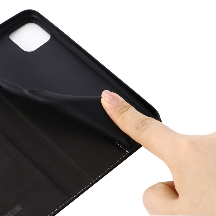 GEBEI Top-grain Leather Horizontal Flip Protective Case with Holder & Card Slots, For iPhone 11, For iPhone 11 Pro, For iPhone 11 Pro Max, For iPhone XS / X, For iPhone XR