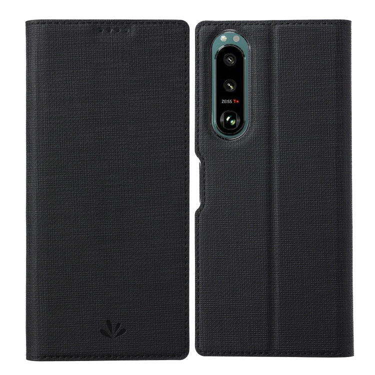 ViLi DMX Series Shockproof TPU + PU Leather Magnetic Attraction Horizontal Flip Case with Card Slot & Holder, For Sony Xperia 5 III, For Sharp Aquos R6