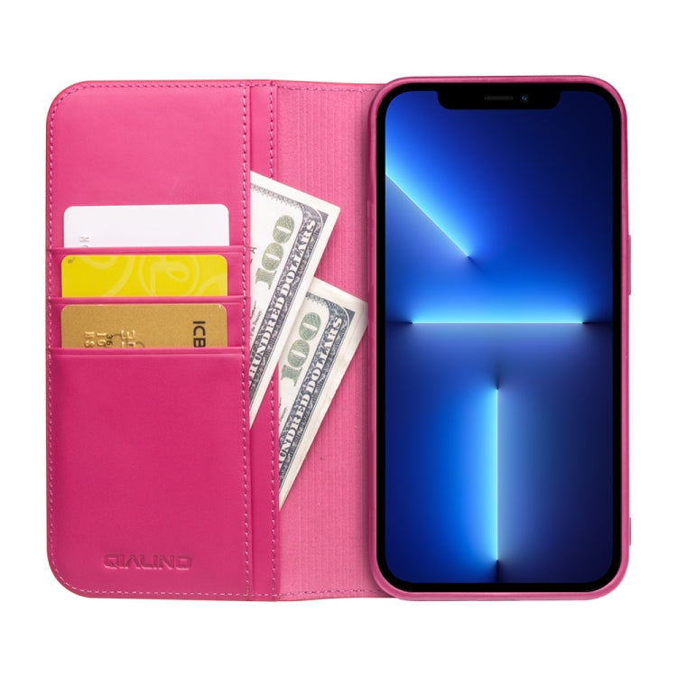 QIALINO Business Horizontal Flip Leather Case with Holder & Card Slots & Wallet, For iPhone 13 Pro Max, For iPhone 13, For iPhone 13 Pro, For iPhone 13 mini
