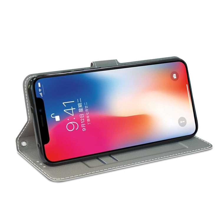 Voltage Coloured Drawing Magnetic Clasp Horizontal Flip PU Leather Case with Holder & Card Slots, For Samsung Galaxy A22 5G