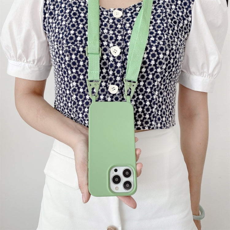 Elastic Silicone Protective Case with Wide Neck Lanyard, For iPhone 13, For iPhone 13 Pro, For iPhone 13 Pro Max