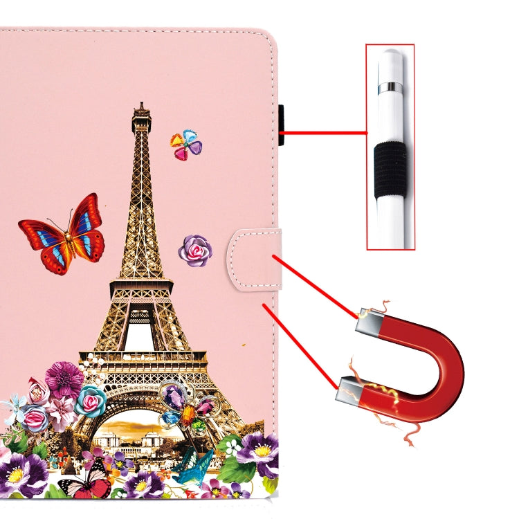 Pure Color Painting Horizontal Flip Leather Case with Card Slots & Holder & Lanyard & Sleep / Wake-up Function, For iPad mini 2024 / mini 6