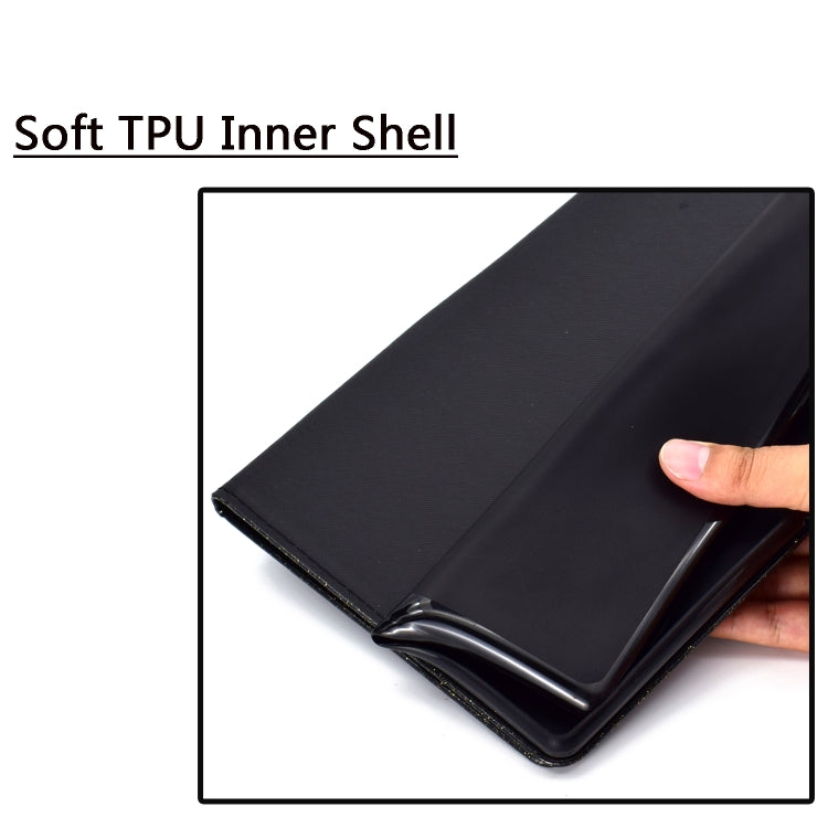 Varnish Glitter Powder Horizontal Flip Leather Case with Holder & Card Slot, For Huawei MediaPad M6 8.4, For Huawei MediaPad M6 10.8, For Huawei MediaPad T3 7.0, For Huawei MediaPad T3 10.0
