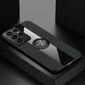 XINLI Stitching Cloth Textue Shockproof TPU Protective Case with Ring Holder, For Samsung Galaxy S21 Ultra 5G, For Samsung Galaxy S21+ 5G
