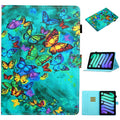 Coloured Drawing Horizontal Flip Leather Case with Holder & Card Slot & Sleep / Wake-up Function, For iPad mini 2024 / mini 6