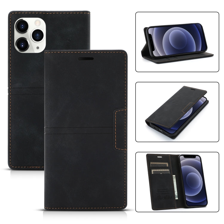 Dream Magnetic Suction Business Horizontal Flip PU Leather Case with Holder & Card Slot & Wallet, For iPhone 12 mini, For iPhone 12 / 12 Pro, For iPhone 12 Pro Max, For iPhone 11