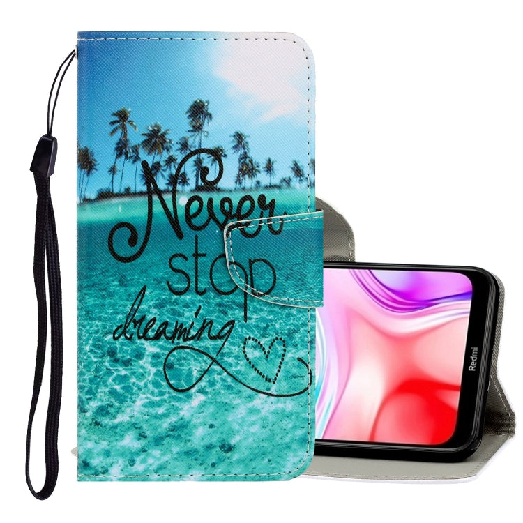 3D Colored Drawing Horizontal Flip PU Leather Case with Holder & Card Slots & Wallet, For Xiaomi Redmi 8