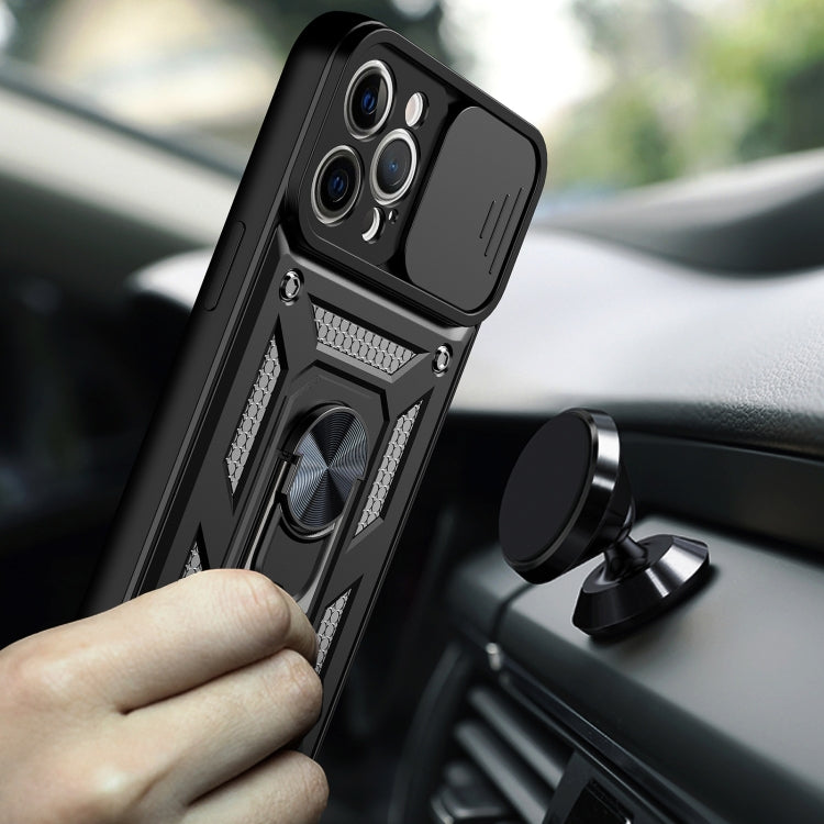 Sliding Camera Cover Design Precise Hole TPU+PC Protective Case, For iPhone 13, For iPhone 13 Pro, For iPhone 13 Pro Max