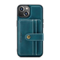 JEEHOOD Anti-theft Brush Magnetic PU + TPU Protective Case with Card Slot, For iPhone 13 mini, For iPhone 13, For iPhone 13 Pro, For iPhone 13 Pro Max
