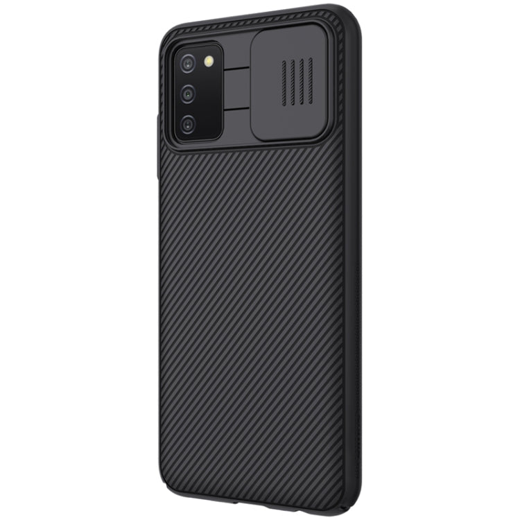 NILLKIN Black Mirror Series PC Camshield Full Coverage Dust-proof Scratch Resistant Case, For Samsung Galaxy A03s / A037G
