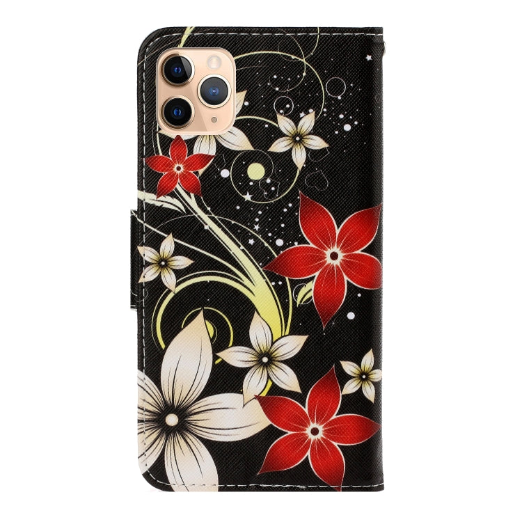 3D Colored Drawing Horizontal Flip PU Leather Case with Holder & Card Slots & Wallet, For iPhone 11 Pro