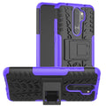 Tire Texture Shockproof TPU+PC Protective Case with Holder, For Xiaomi Redmi Note 8 Pro, For Xiaomi Redmi Note 8