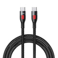 REMAX RC-195 Lesu Series PD 65W USB-C / Type-C to USB-C / Type-C Fast Charging Data Cable, Cable Length: 1m