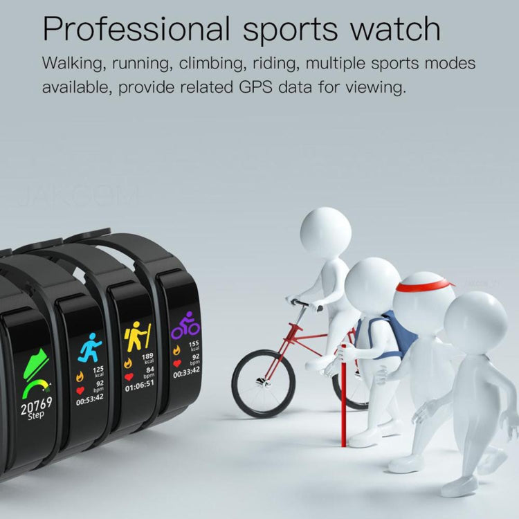 JAKCOM F2 1.28 inch TFT Color Screen Bluetooth Earphone Smart Watch, Support Sleep Monitoring / Heart Rate Monitoring / Bluetooth Call / Multi-sports Mode