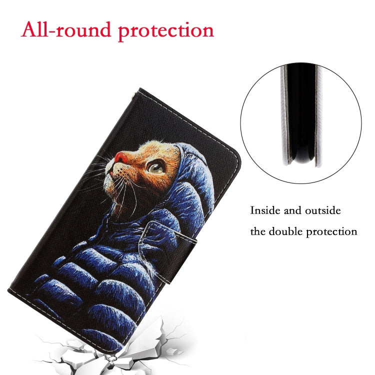 3D Colored Drawing Horizontal Flip Leather Phone Case, For iPhone 13