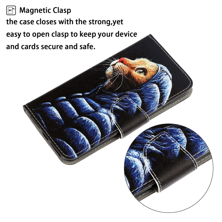 3D Colored Drawing Horizontal Flip Leather Phone Case, For iPhone 13 Pro Max