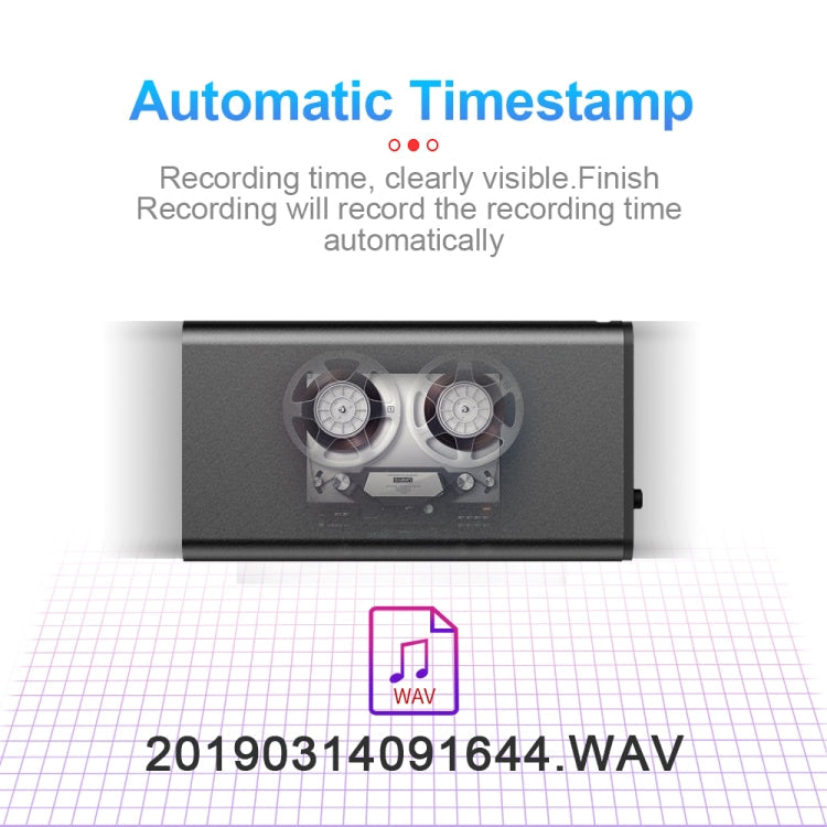 Q1 Intelligent HD Noise Reduction Voice Control Recorder, 4GB, 8GB, 16GB, 32GB