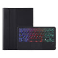 AHV7-AS Lambskin Texture Tri-color Backlight Bluetooth Keyboard Leather Tablet Case with Touchpad For Honor Pad V8 / Tablet V7 Pro, AHV7-AS