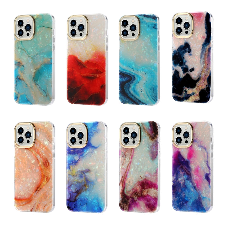 Electroplating Shell Texture Marble Phone Case, For iPhone 12 / 12 Pro, For iPhone 12 Pro Max, For iPhone 11