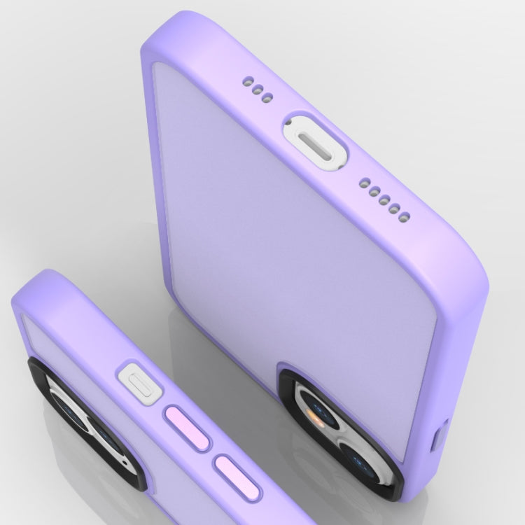 Translucent Frosted Shockproof Phone Case, For iPhone 13