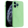 Liquid Silicone Full Coverage Magsafe Phone Case, For iPhone 11 Pro Max
