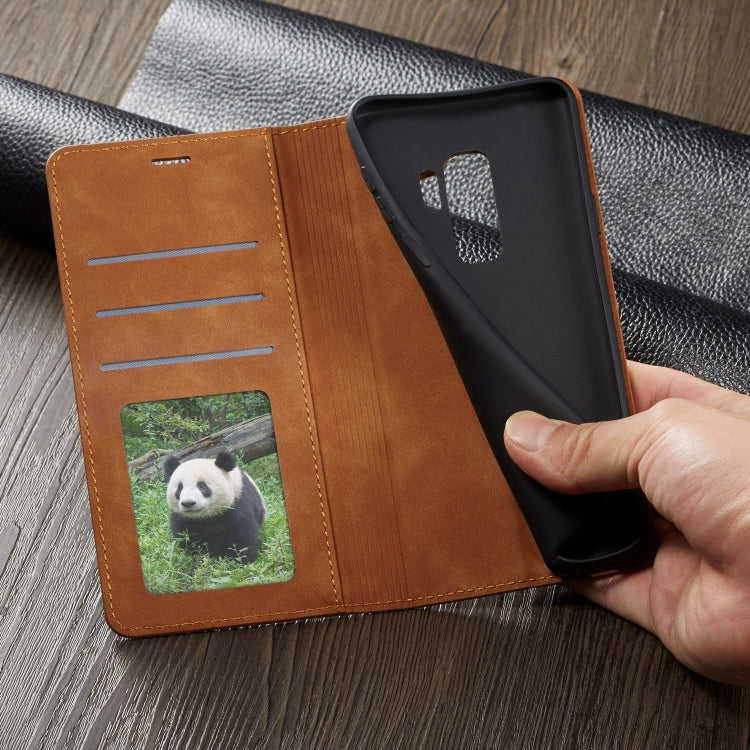 Forwenw Dream Series Oil Edge Strong Magnetism Horizontal Flip Leather Case with Holder & Card Slots & Wallet & Photo Frame, For Galaxy S9+, For Galaxy S10, For Galaxy S10+, For Galaxy S10e, For iPhone 6s / 6, For iPhone 6s Plus / 6 Plus