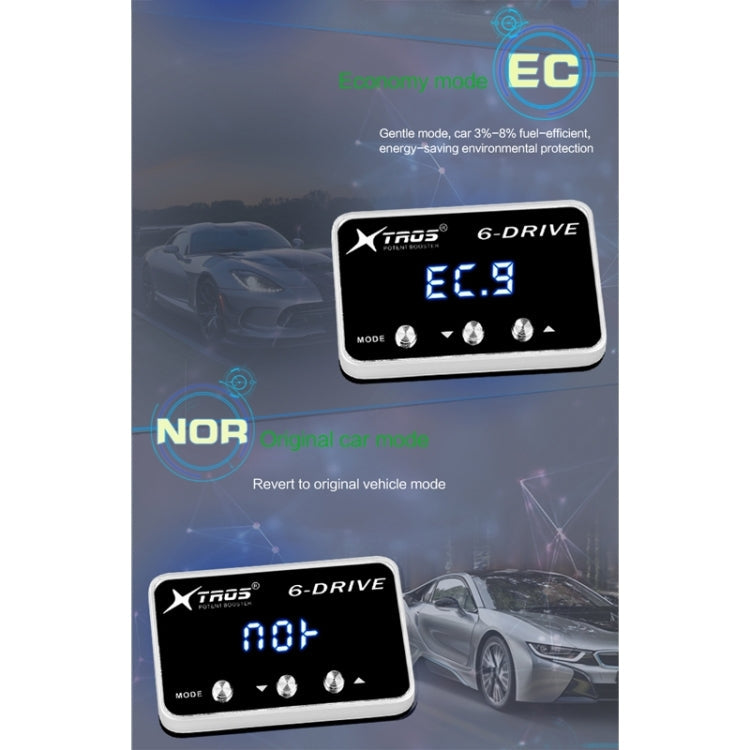 TROS TS-6Drive Potent Booster Electronic Throttle Controller, For Mitsubishi Strada 2015-, For Mitsubishi Strada 2005-2014, For Mitsubishi Xpander 2017-, For Mitsubishi Lancer 2008-, For Mitsubishi Mirage 2012-2016, For Mitsubishi Outlander 2007-      ...