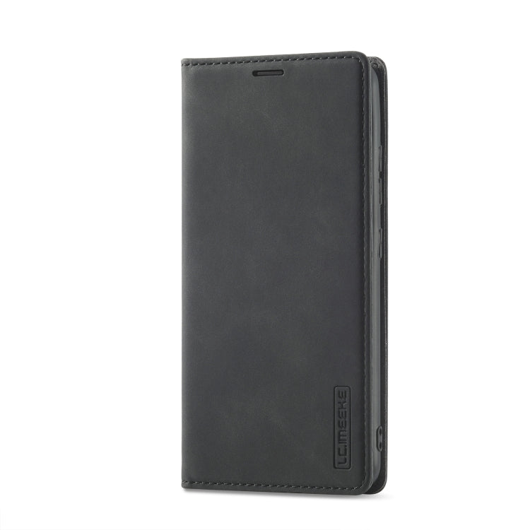 LC.IMEEKE Strong Magnetism Matte TPU + PU Leather Case, For Samsung Galaxy A32 4G