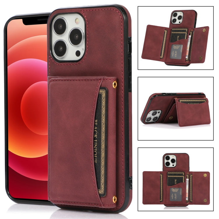 Three-fold Leather Phone Case with Card Slot & Wallet & Holder, For iPhone 13 Pro Max, For iPhone 13 Pro, For iPhone 13, For iPhone 13 mini