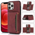 Three-fold Leather Phone Case with Card Slot & Wallet & Holder, For iPhone 13 Pro Max, For iPhone 13 Pro, For iPhone 13, For iPhone 13 mini