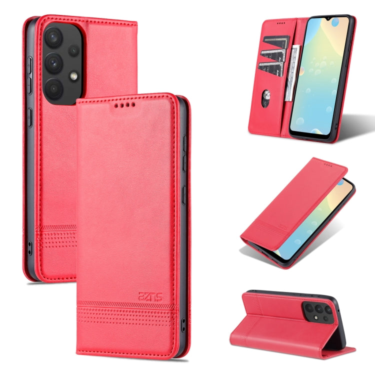 AZNS Magnetic Calf Texture Horizontal Flip Leather Phone Case, For Samsung Galaxy A33 5G, For Samsung Galaxy S22, For Samsung Galaxy S22+